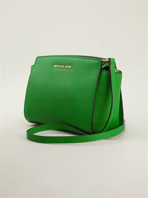 michael kors emerald green bag|Michael Kors green crossbody bag.